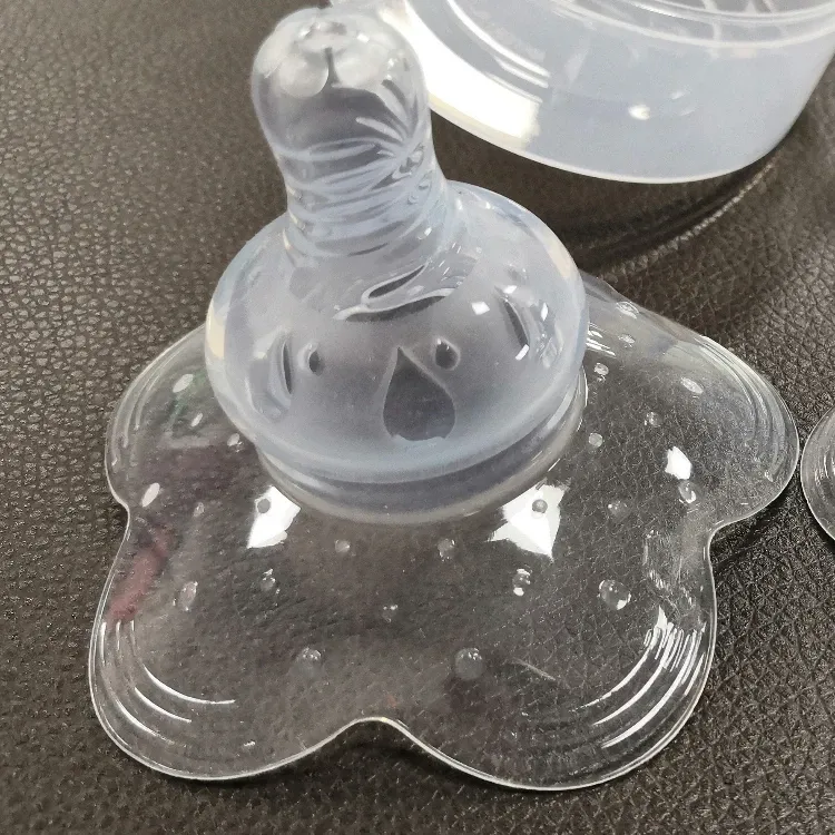 Silicone Nipple Protector Breastfeeding Shields Anti-overflow Milk Cover Soft Comfortable 3