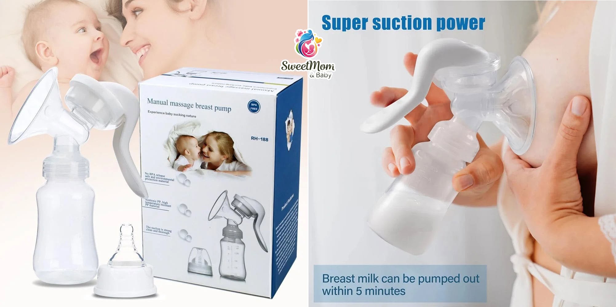 Manual Massage Breast Pump 2
