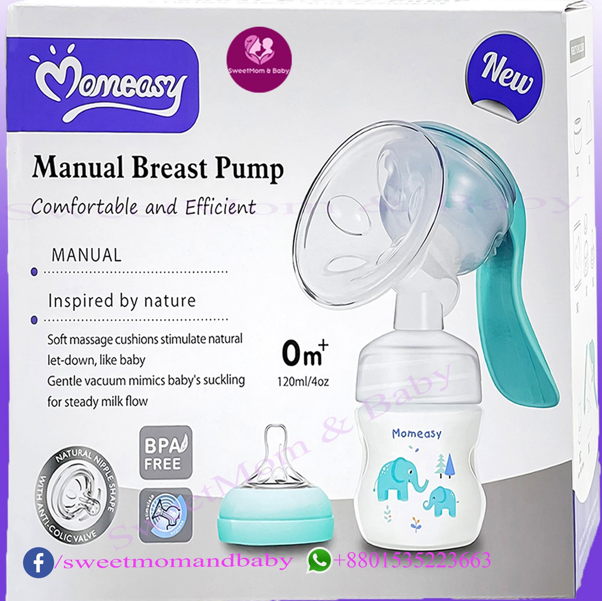 Momeasy Manual Breast Pump!