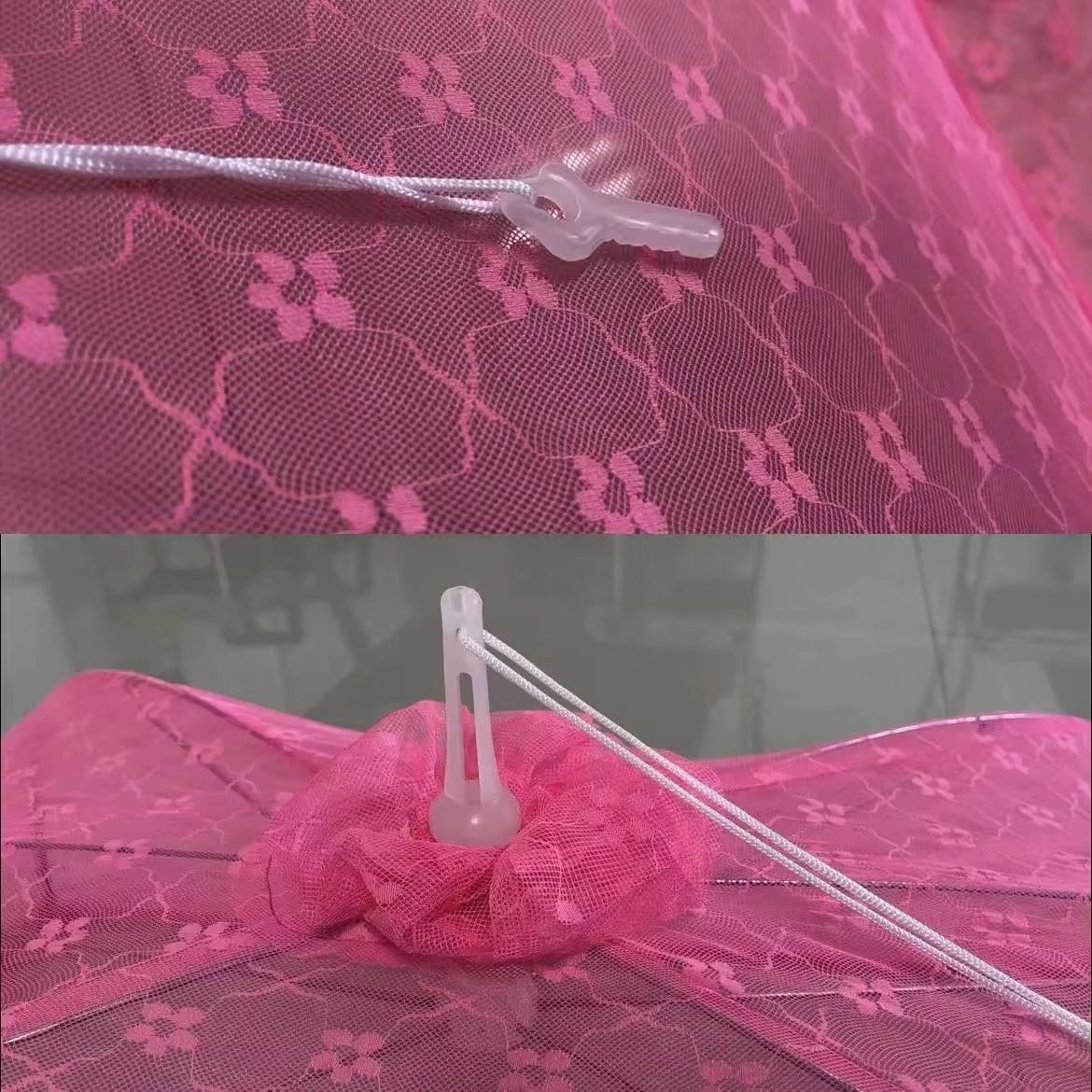 Big Size Foldable Portable Umbrella-style Baby Mosquito Net with Bedding Set (130 × 87 cm) 4