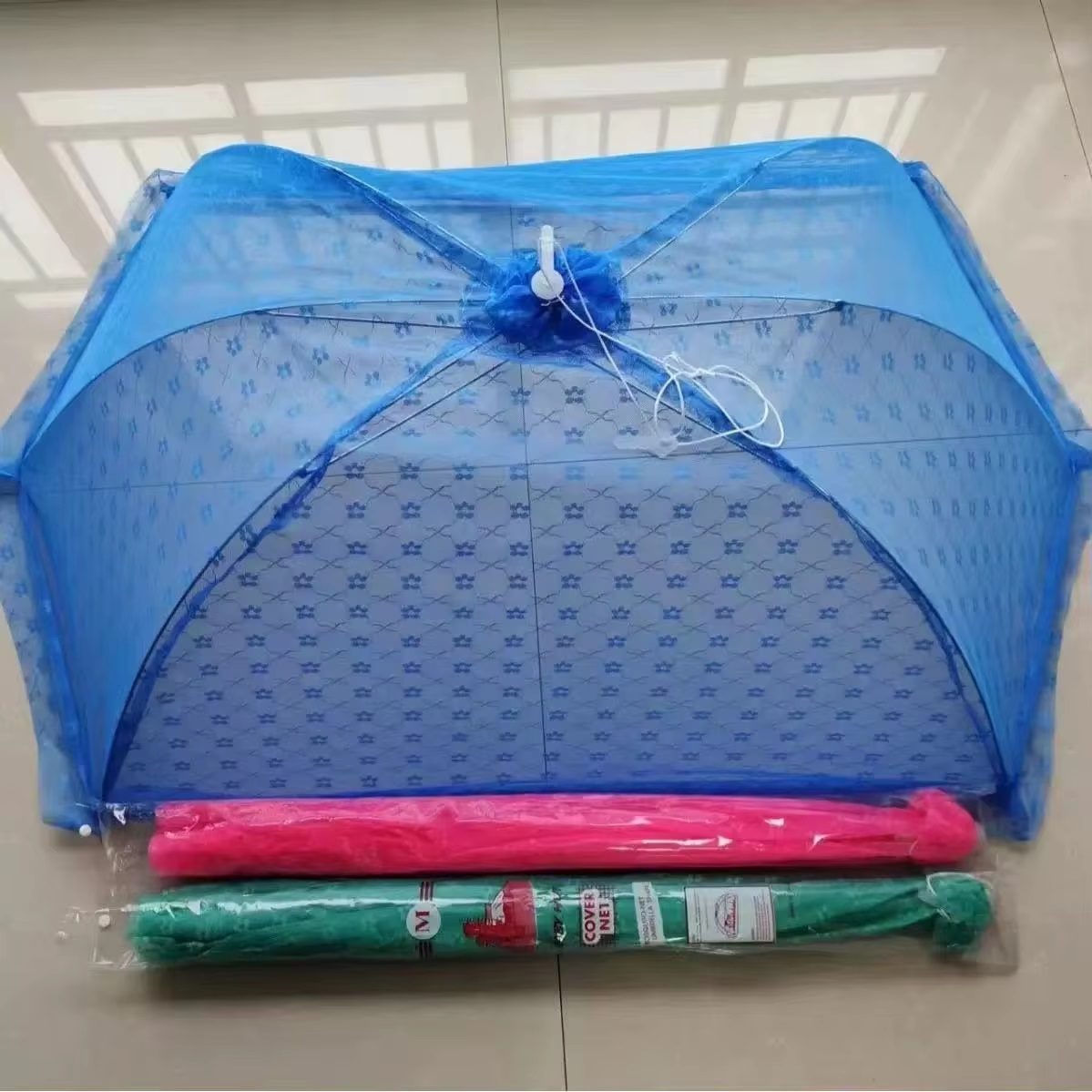 Big Size Foldable Portable Umbrella-style Baby Mosquito Net with Bedding Set (130 × 87 cm)