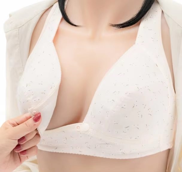Wire-Free Front Buckle Maternity & Nursing Bra for Pregnancy and Breastfeeding 4