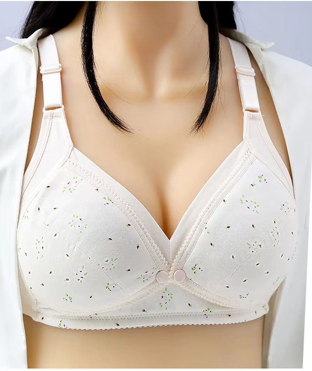 Soft Maternity & Breastfeeding Nursing Bra 2