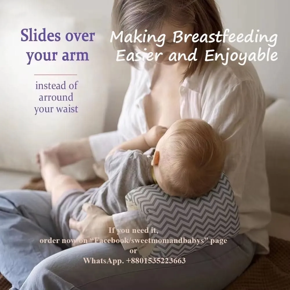 Cozy Arm Nursing Pillow for Breastfeeding Baby Travel Nursing Pillow for Feeding Baby Arm Nursing Pillow 2